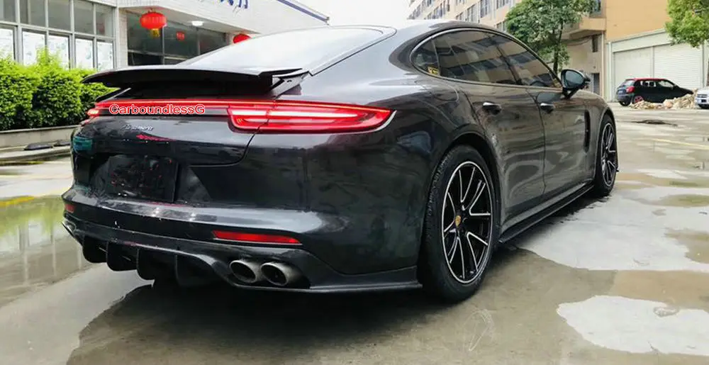 Новейший комплект кузова из 971 углеродного волокна (передняя губа + боковые юбки