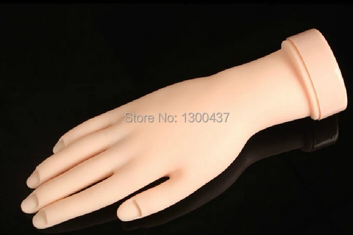 Горячая Распродажа тренировочная мягкая пластиковая модель для нейл-арта ручной