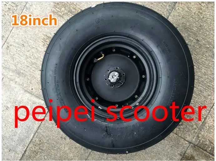 18 дюймов 18 дюймов Расширение от 450 Вт до 1000 Вт BLDC 18x9. 5-8 шин бесщеточный безредукторный Мотор Ступицы может с дисковым тормозом для скутера phub-88
