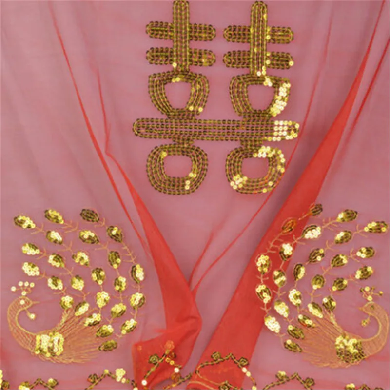 Свадебные принадлежности красная вуаль для невесты Высококачественная