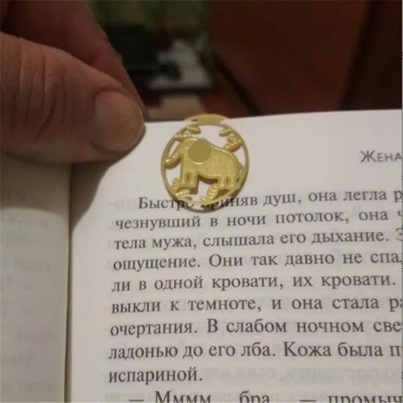 Милые Слоны Металлические Мини-маркеры + маленькая открытка офисные