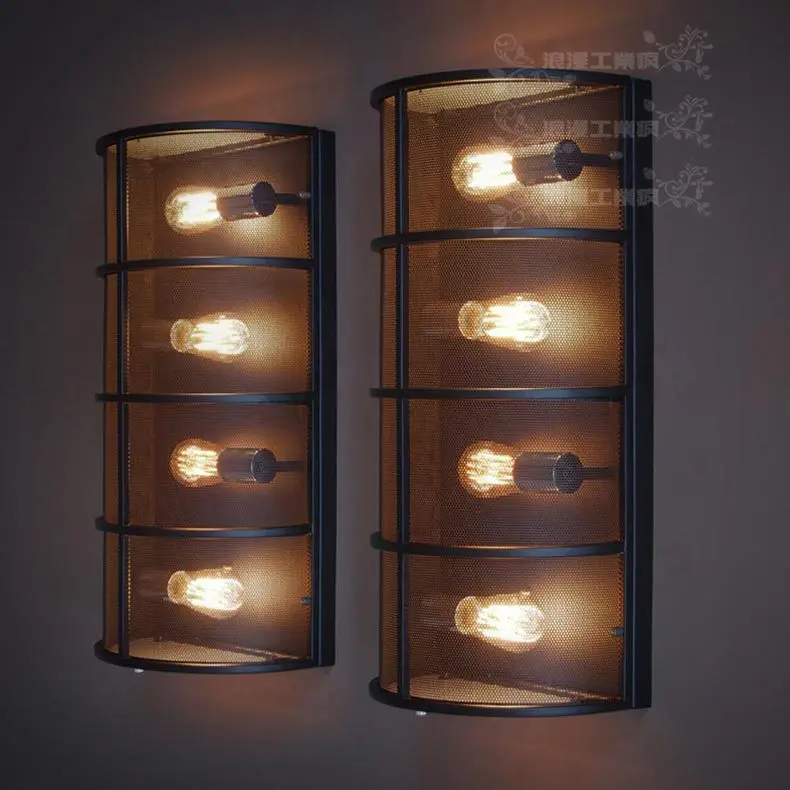 Креативная американская барная ретро люстра в стиле лофт железный светильник с