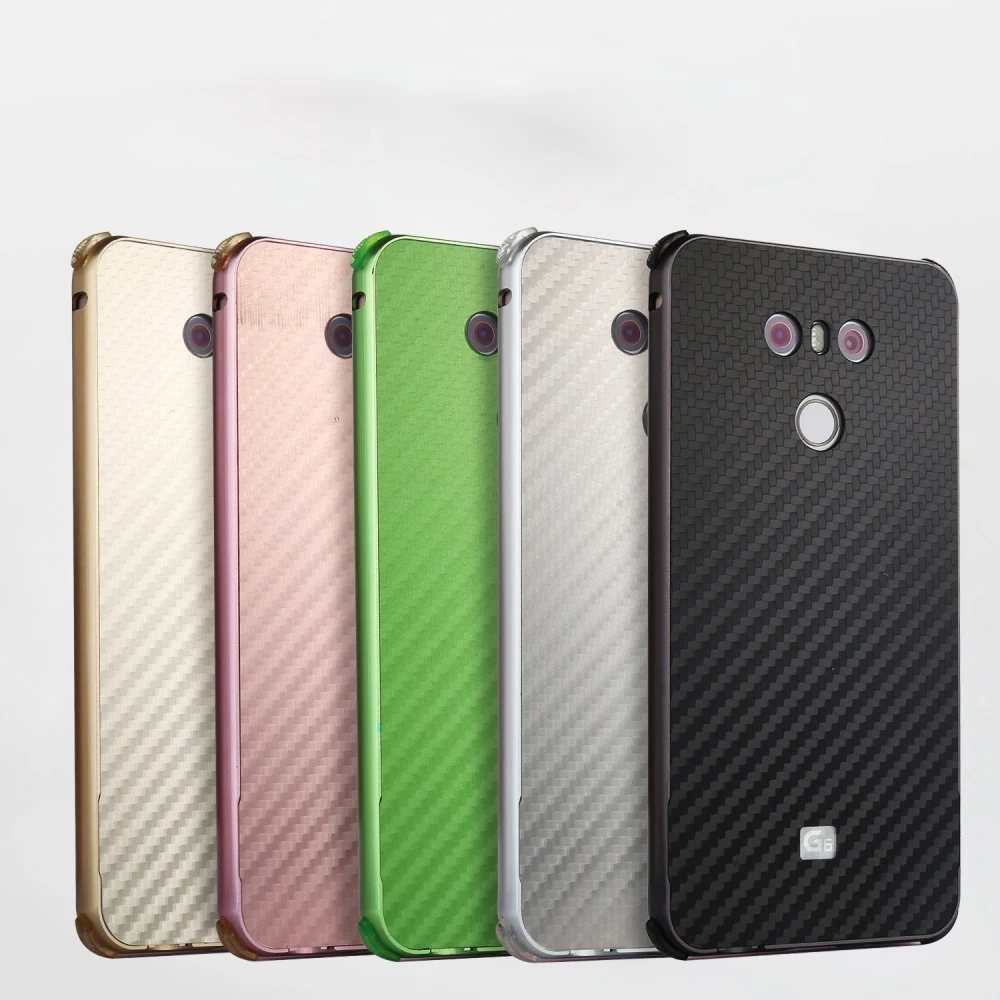 ZEALLION для LG G6 роскошная оправа из металлического алюминия + углеродное волокно