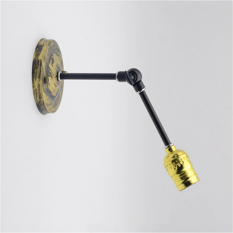 Retro Swing Arm Wall Lamp holder Light Mounted E27 Edison Holder For Hallway Porch Corridor Aisle |