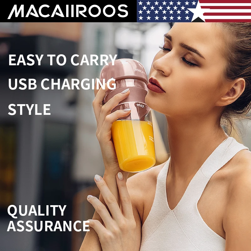 Macaiiroos Портативная USB электрическая соковыжималка блендер мини миксеры