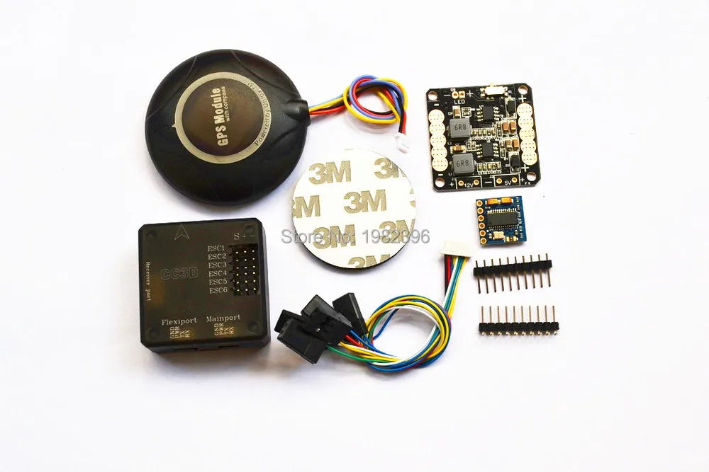 NEO-7M NEO 7M GPS с компасом + Контроллер полета CC3D Evo 5 В 12 распределительная плата MINI OSD |