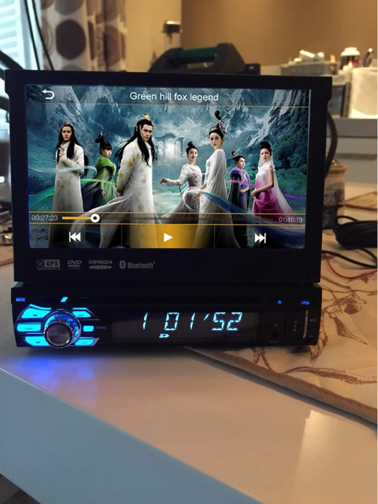 1 Din Новый универсальный автомобильный Радио двухместный автомобиль DVD плеер в