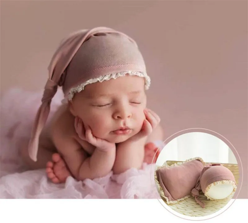 Ylsteed/Новинка года; реквизит для фотосъемки новорожденных; шапочка для сна с узлом; ребенок позирует подушку; позиционер для фотосъемки; Одежда для новорожденных