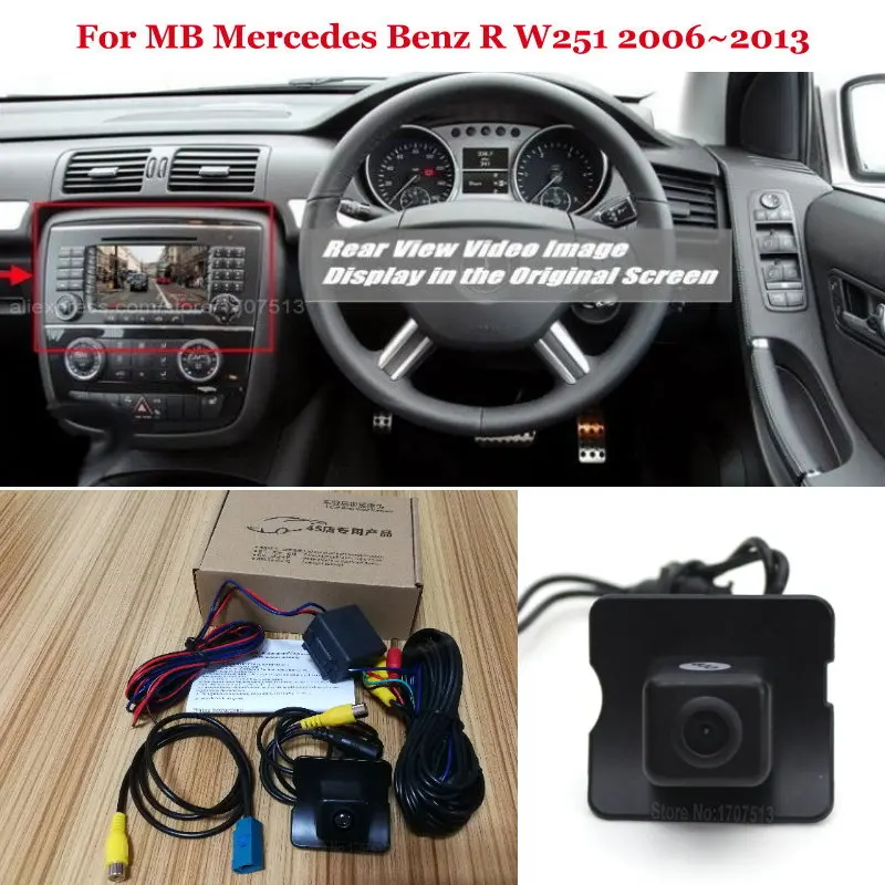 Автомобильная камера заднего вида для Mercedes Benz R W251 2006 ~ 2013 RCA с оригинальным