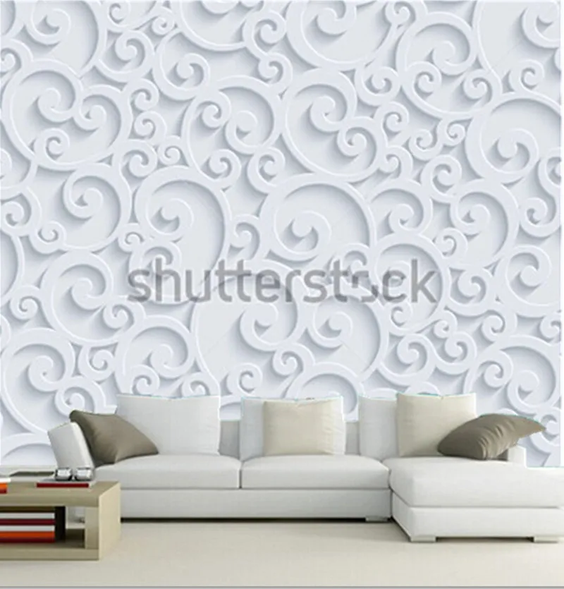 

The custom 3D murals,Floral 3d Pattern Background Swirl Design papel de parede,living room sofa TV wall bedroom wall paper