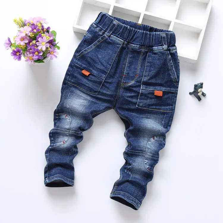 2017 мода детские джинсовые брюки мужской версия губы вышивка мода|pants men|pants silkpant