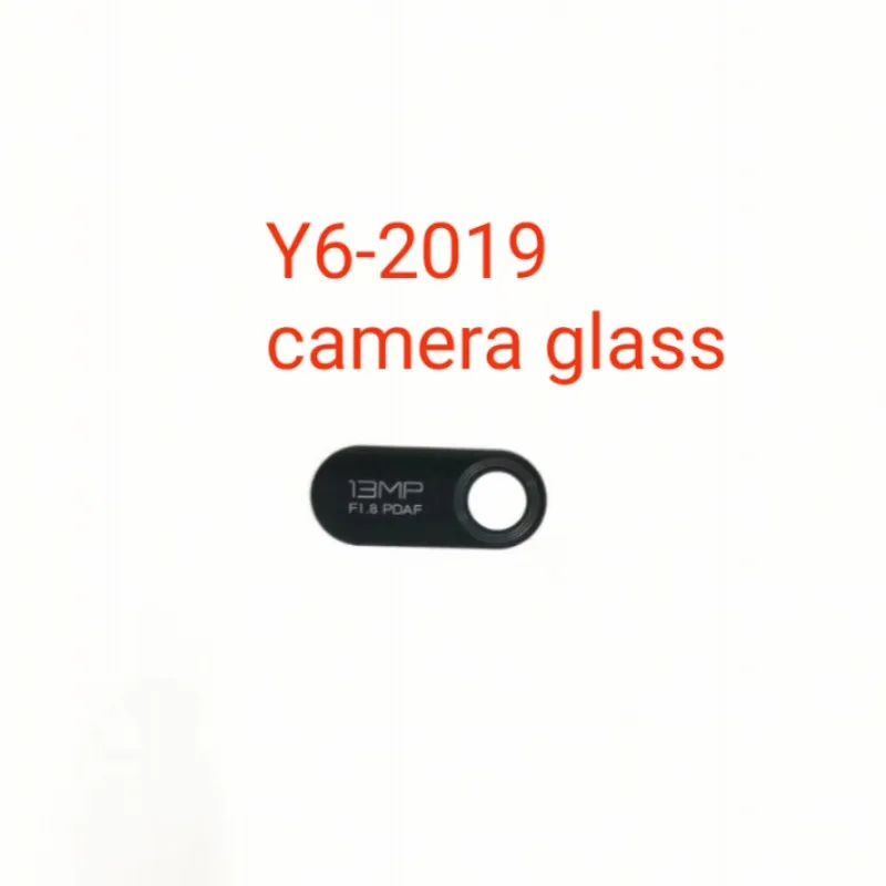 Стеклянный объектив задней камеры MIXUEWEIQI для Huawei Y6 2019 стеклянный с клеем запасные