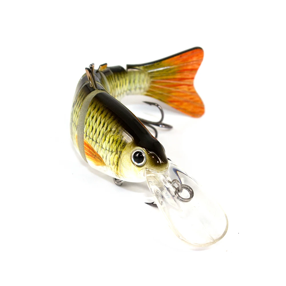 1 шт. рыболовные приманки наживка Crankbait тяжелая приманка медленная 3 вида цветов 8