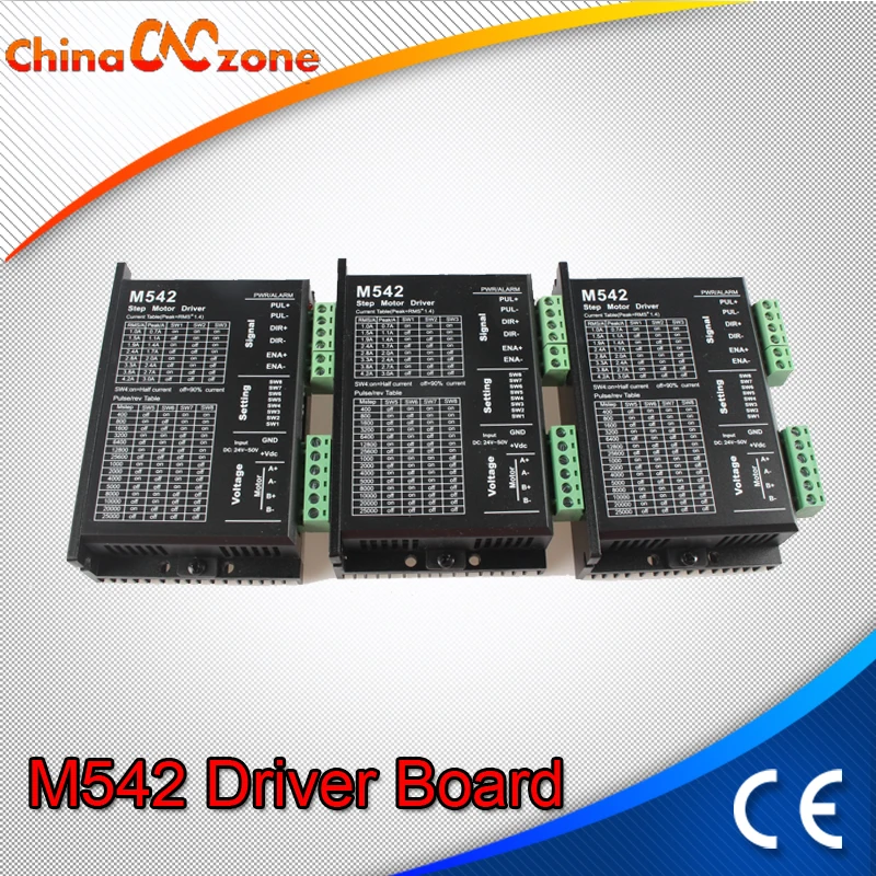 Драйвер шагового двигателя M542 ЧПУ доска шаговый с алюминиевой крышкой 50В 4.2A 128 М