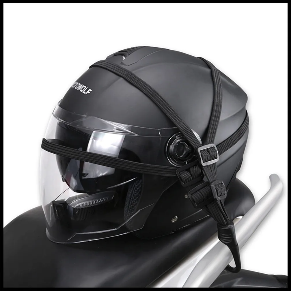 

Motorcycle Hooks Mesh Organizer Holder Luggage Helmet Net for SUZUKI GSF650 BANDIT GSX1250 F SA ABS GSX1400 GSX650F