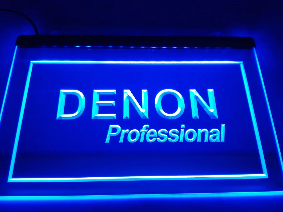 

LL037- Denon Home Theater Audio NR LED Neon Light Sign home decor crafts