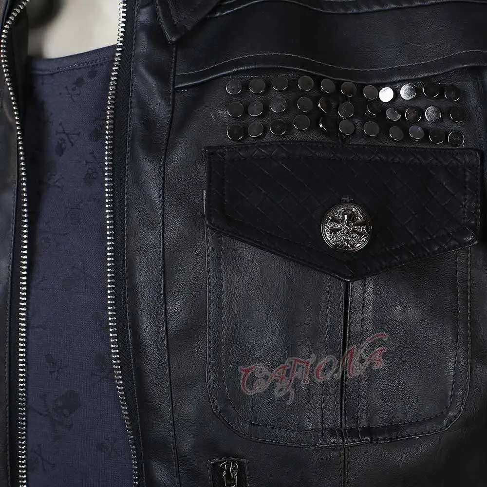 Костюм для косплея Cafiona Cool Noctis Lucis Caelum финальная фантазия XV мужской черный костюм
