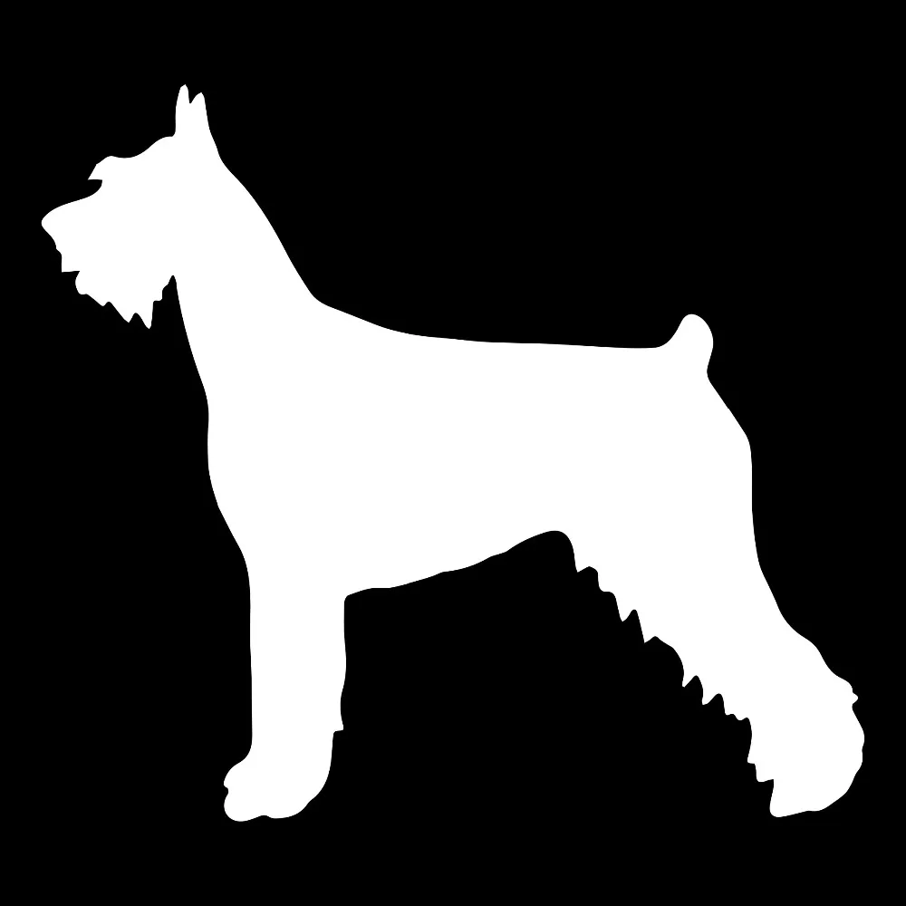 Tancredy 2nd половинная цена гигантские Schnauzer автомобильные наклейки с собаками и на