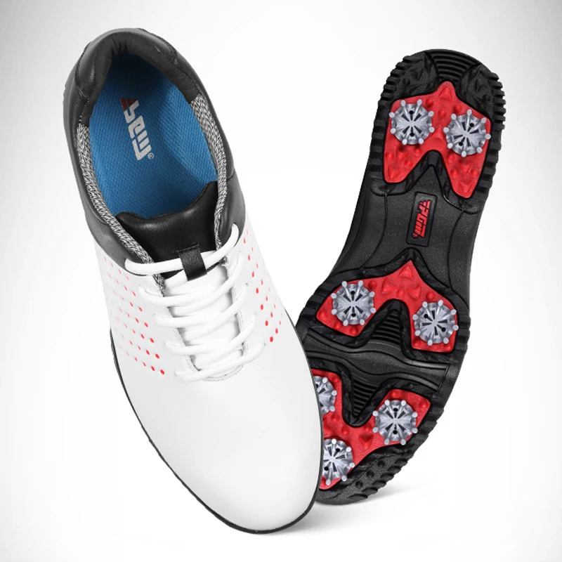 Мужская обувь для гольфа из микрофибры Водонепроницаемая Нескользящие