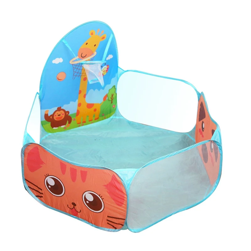 Новый портативный детский манеж мяч для помещений бассейн с игровой корзиной