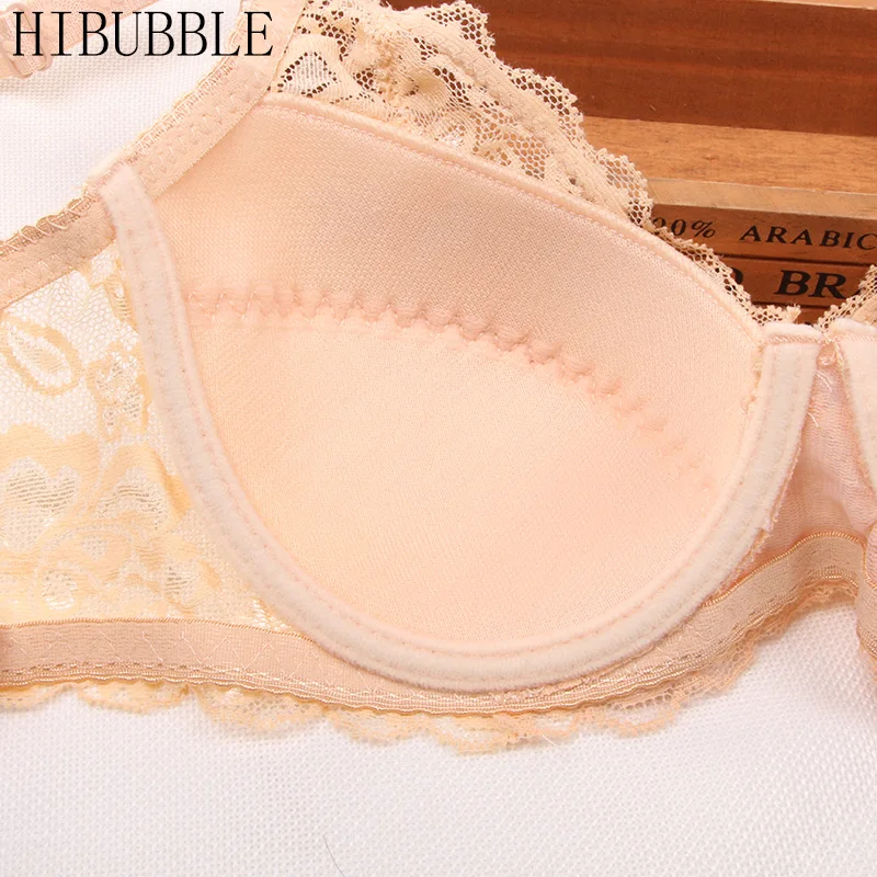 Бюстгальтер женский кружевной HIBUBBLE хлопок S/M/L/XL/XXL/XXXL 4 цвета|thin pad|bra adjustersladies bra |