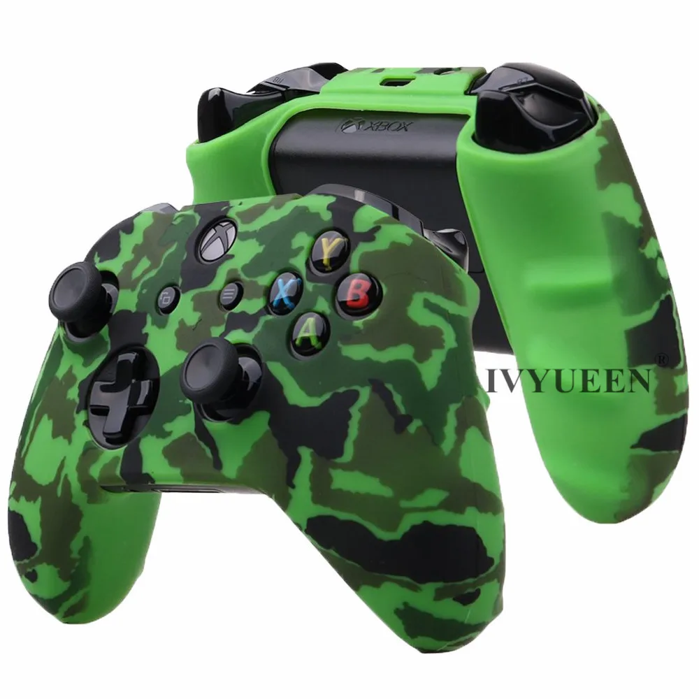 IVYUEEN 21 в 1 для XBox One X S тонкий контроллер передачи воды печати силиконовый защитный чехол с ручкой