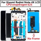 ЖК-дисплей с рамкой для Xiaomi Redmi Note 4X, 3 ГБ, 32 ГБ, сенсорный экран для Redmi Note 4X, Snapdragon 625, ЖК-дисплей, дигитайзер, запчасти