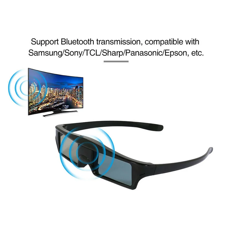 3D очки Bluetooth активные затвор для телевизора samsung sony Philips Sharp Panasonic tv и 3LCD проектор