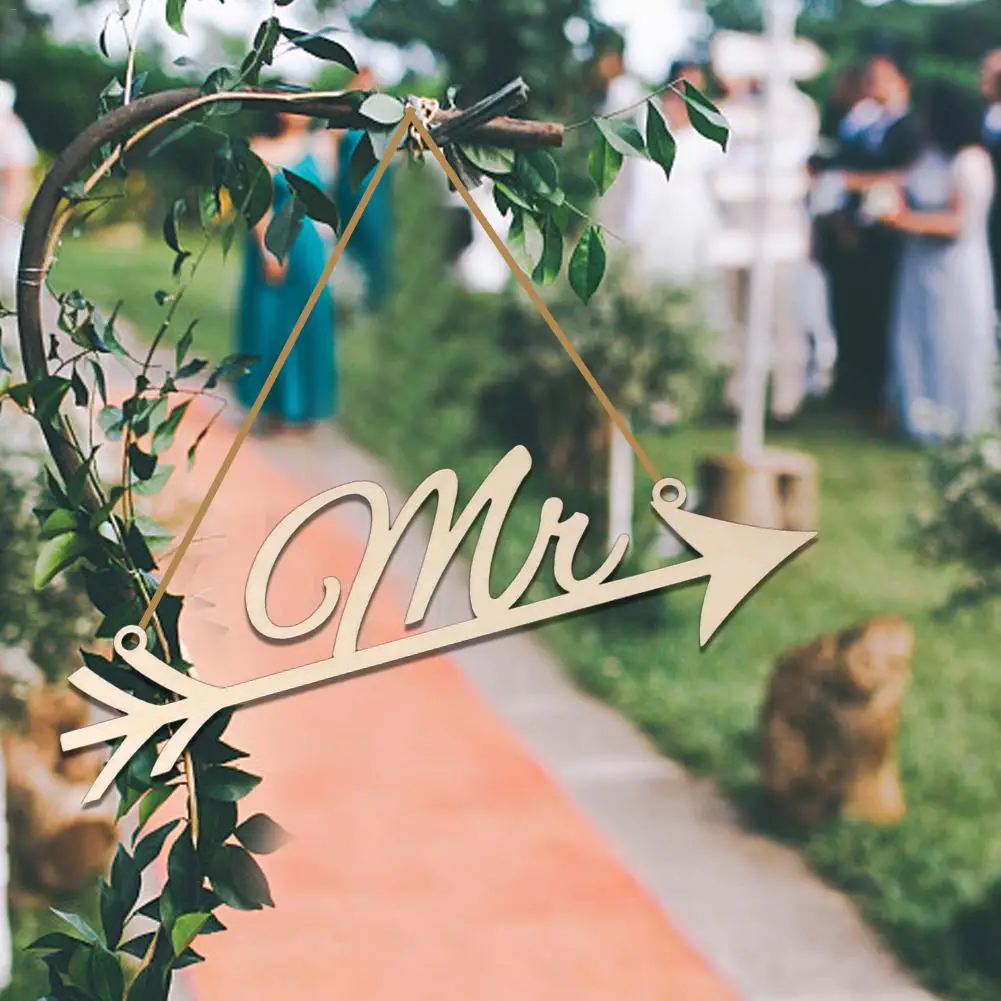 2019 1 пара Mr & Mrs Arrow Signs стула для свадебной вечеринки декорация фотосъемки