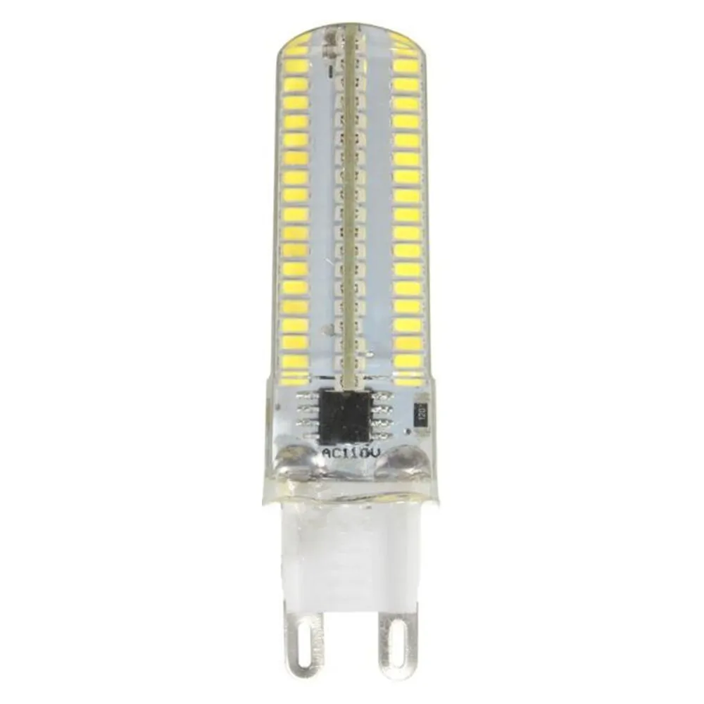 10 шт./лот G9 затемнения 152Led освещения 220 V W 3014SMD лампы силиконовые теплого белого