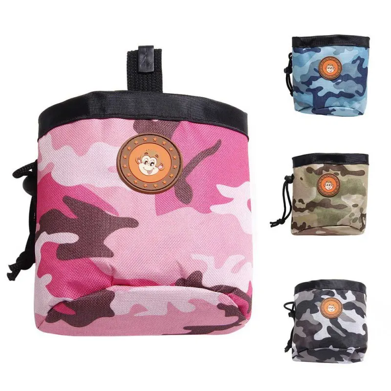 

Portable Dog Outdoor Training Treat Bags Doggie Pet Feed Pocket Pouch Puppy Snack Reward Waist Bag Training Behaviour Aids
