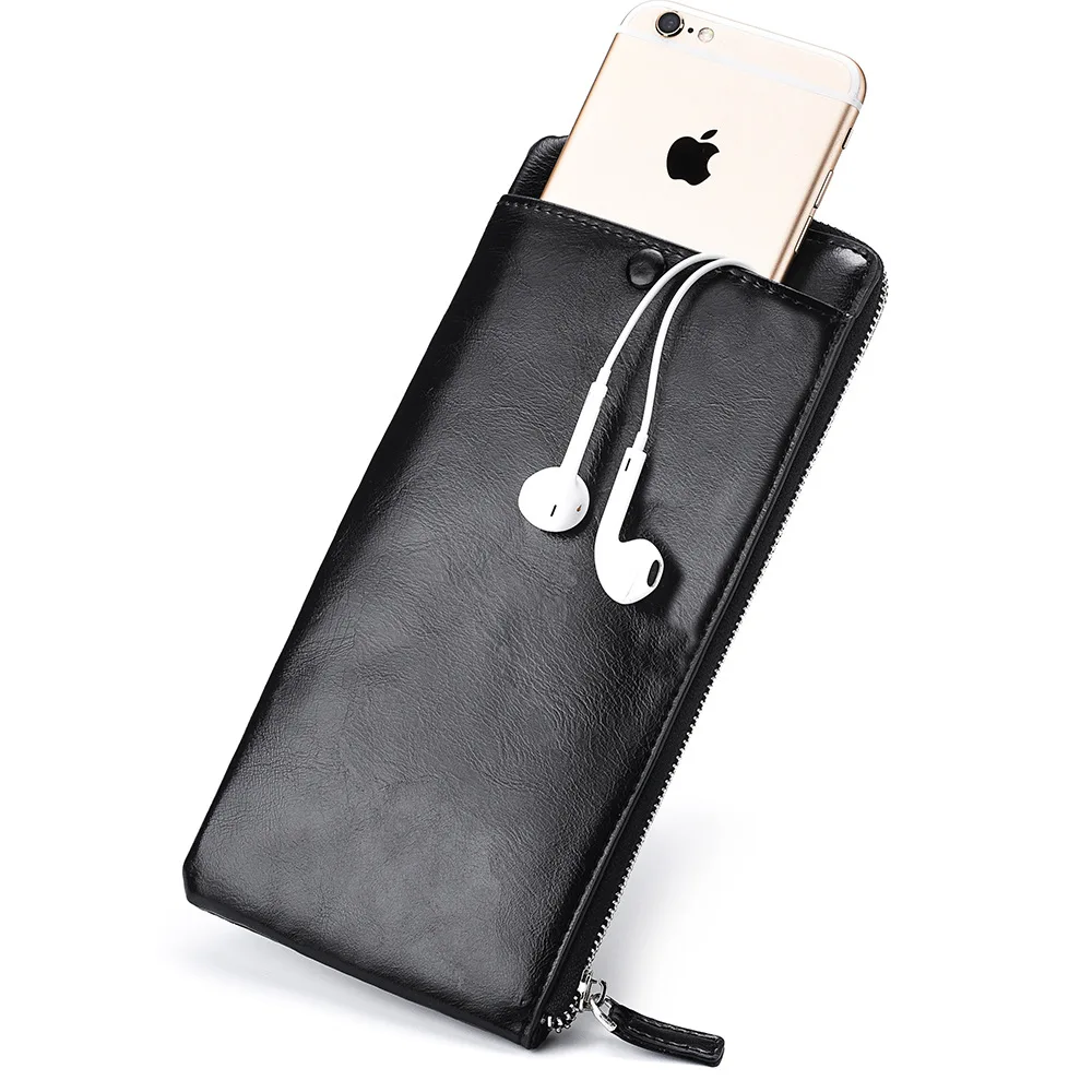 Spot новый кошелек мужской из мягкой кожи на молнии мини-модный молодой Apple