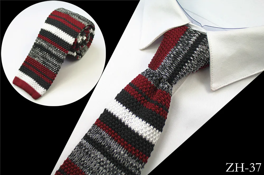 Новый модный мужской вязаный галстук GUSLESON тонкий дизайнерский галстук|necktie for