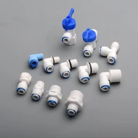 14 od pe tube to internal and external thread quick connectorkitchen water filter attachment ro filter reverse osmosis system