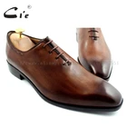Мужские туфли-оксфорды ручной работы на заказ, из натуральной телячьей кожи, на шнуровке, коричневого цвета, OX193