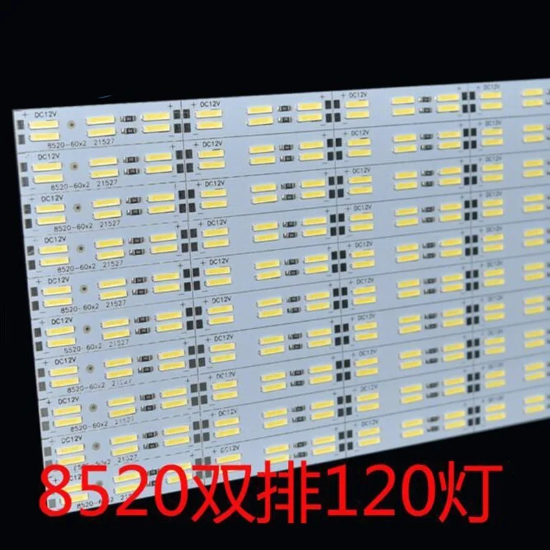 Fanlive 100 шт * см высокий яркий двухрядный 8520 DC 12V 120 светодиодный S SMD 35 Вт/м
