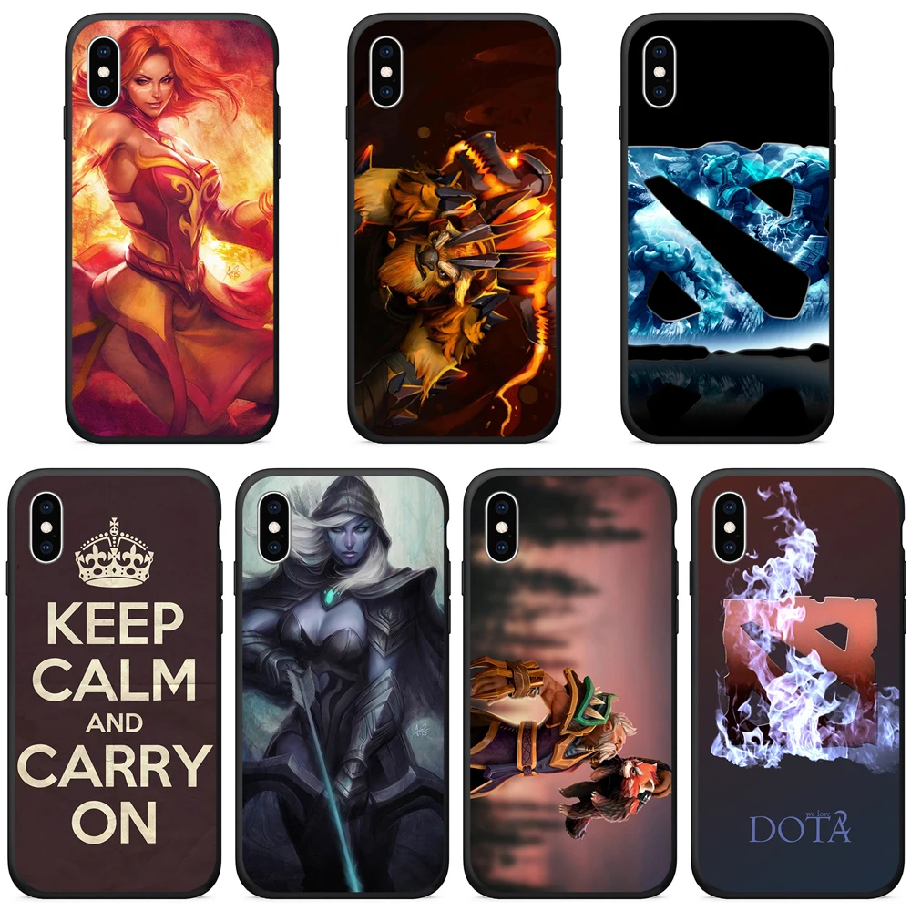 Чехол для телефона из ТПУ iPhone 6 s силиконовый чехол dota 2 игровой 7 8 Plus x xr xs max 5S se |