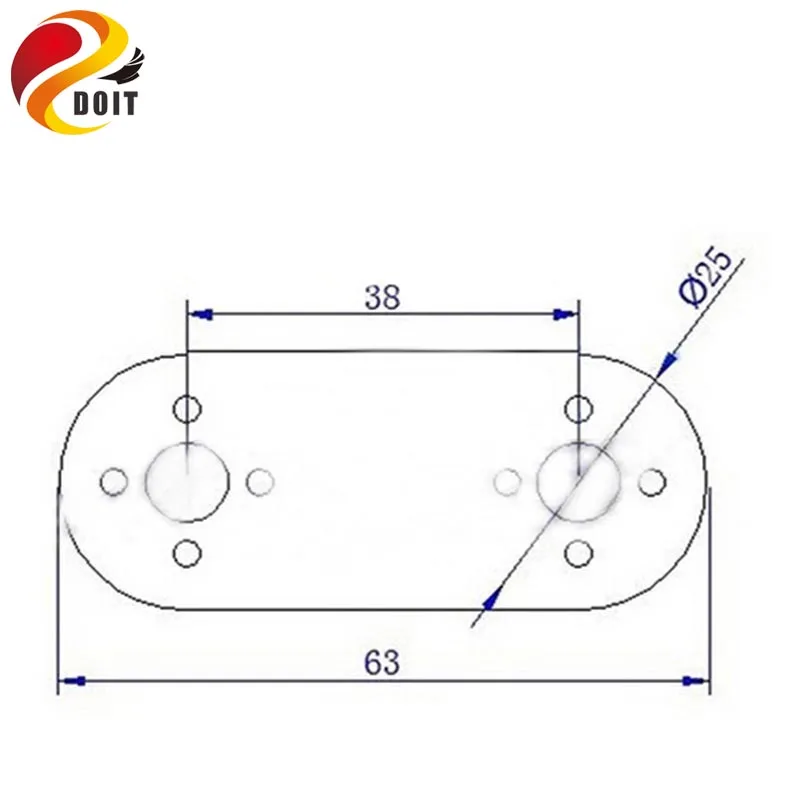 2 шт./упак. Однослойная рамка стандартный сервопривод-кронштейн аксессуары для