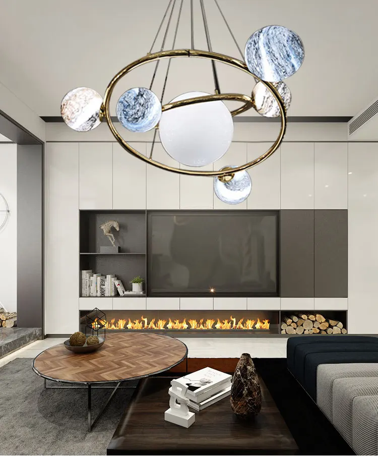 Скандинавский минималистский креативный магазин одежды звездная люстра