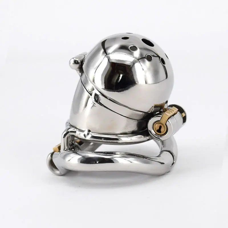 Мужская клетка целомудрия SODANDY с 2 замками из нержавеющей стали искусственная