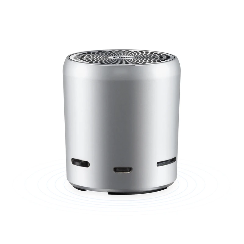 silver EWA A107s правый и левый двухканальный стерео звук аккумуляторная батарея металлическая куртка Мини Bluetooth динамик - Цвет: silver