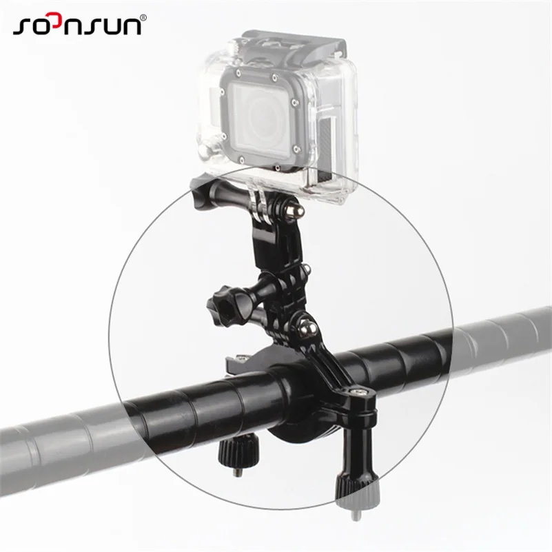 SOONSUN крепление на руль мотоцикла рулон Подседельный штырь с удлинителями для GoPro
