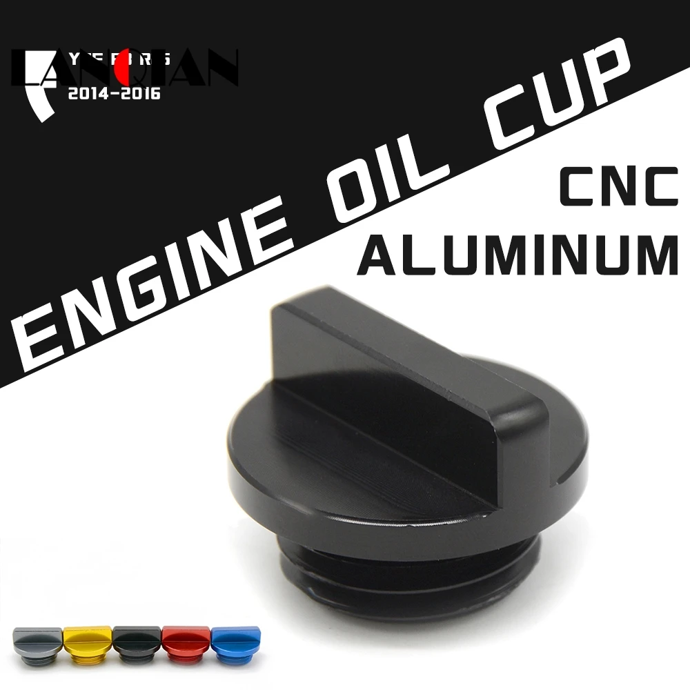 

CNC Motorcycle Engine Oil CUP FOR YAMAHA YZF R3 YZF R25 2014 2015 2016 Oil cover screws Fuel Filling 2014 2015 2016