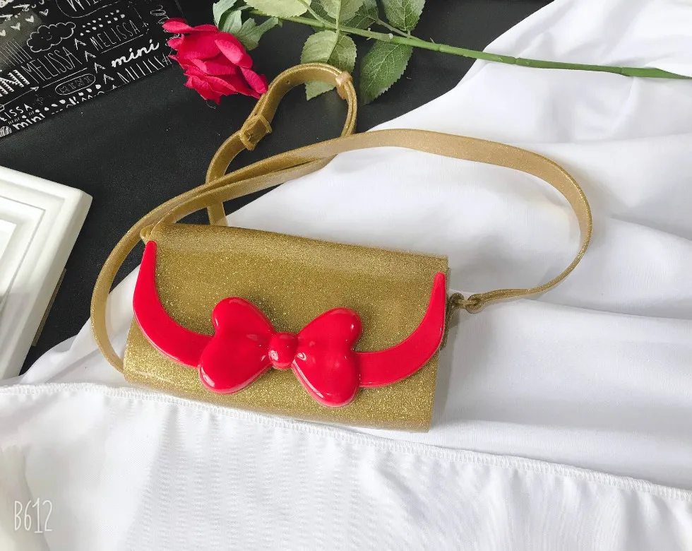 Мини сумка melissa модная детская обувь для девочек сандалии с героями мультфильмов