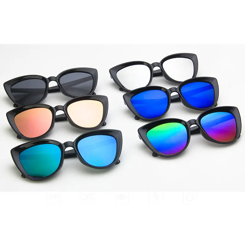 Новое поступление круглые солнцезащитные очки для мужчин с покрытием Ретро
