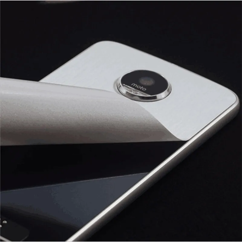 NEW Wire Drawing membrane Skins Protective Film Skin Cellphone back paste Sticker For Motorola Moto Z Play |