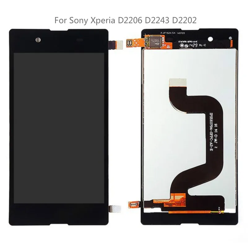 Для Sony E3 D2203 LCD Замена для Xperia D2206 D2243 D2202 ЖК дисплей сенсорный экран дигитайзер с