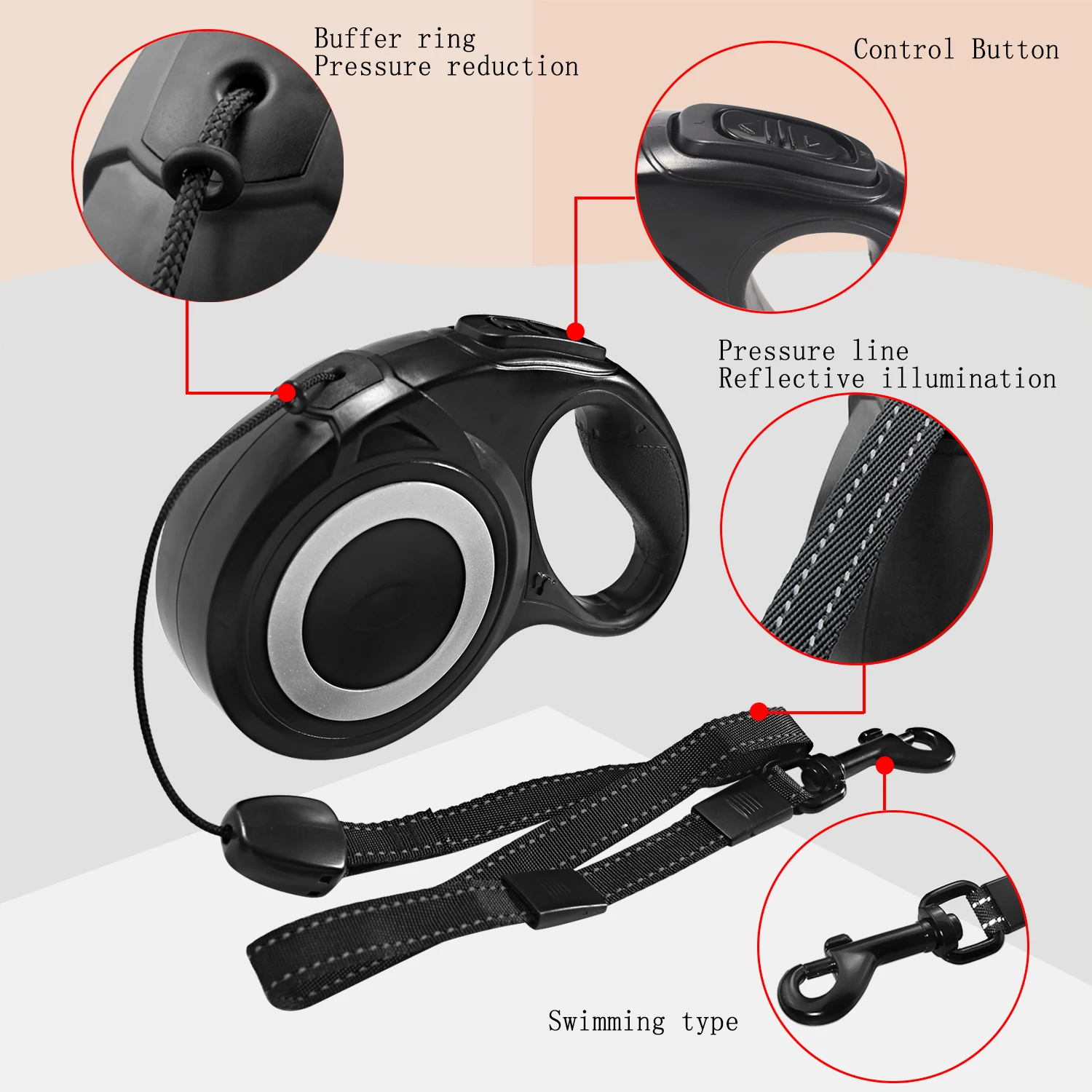 Выдвижной Поводок для собак поводок автоматический Автоматическая собака цепи