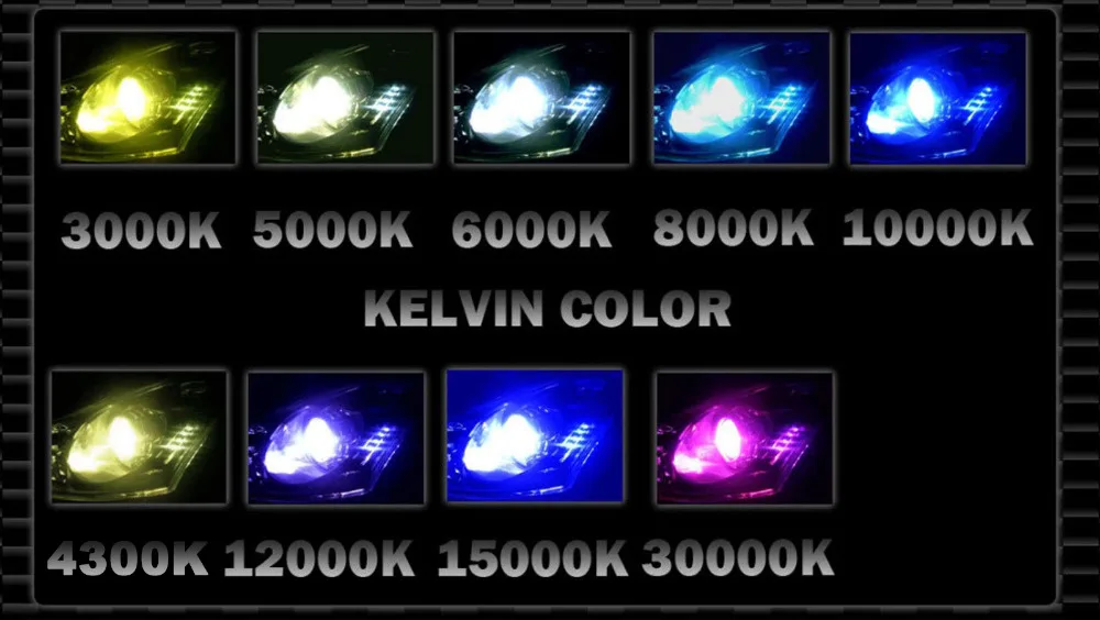 SUNWOIF Xenon HID kit Bi-Xenon H4-3 H/L High low dual beam H13 9004 9007 9003 AUTO CAR lamp KIT 55w color 3000k-30000k | Автомобили и