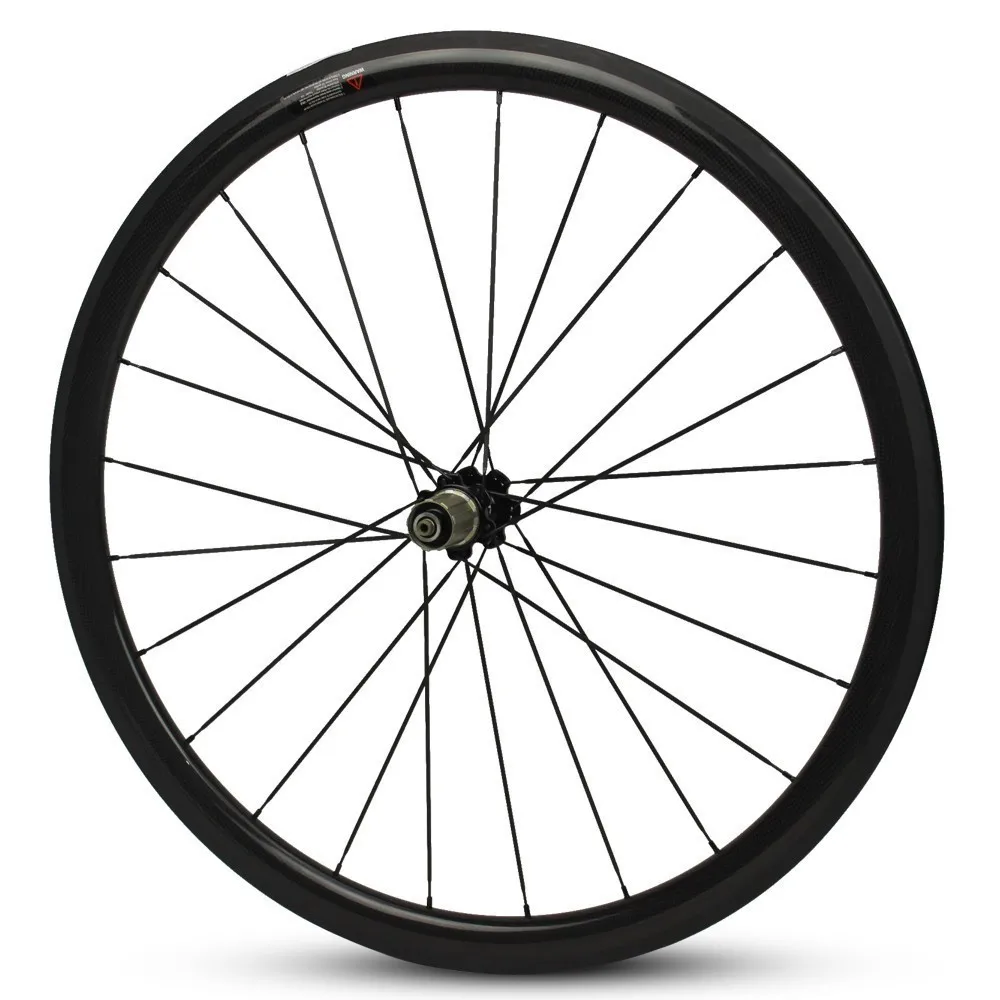 Низкопрофильные карбоновые колеса для дорожного велосипеда диаметром 38 мм